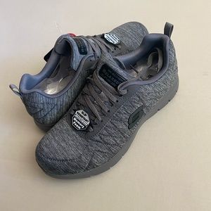 sketchers memory foam work shoes